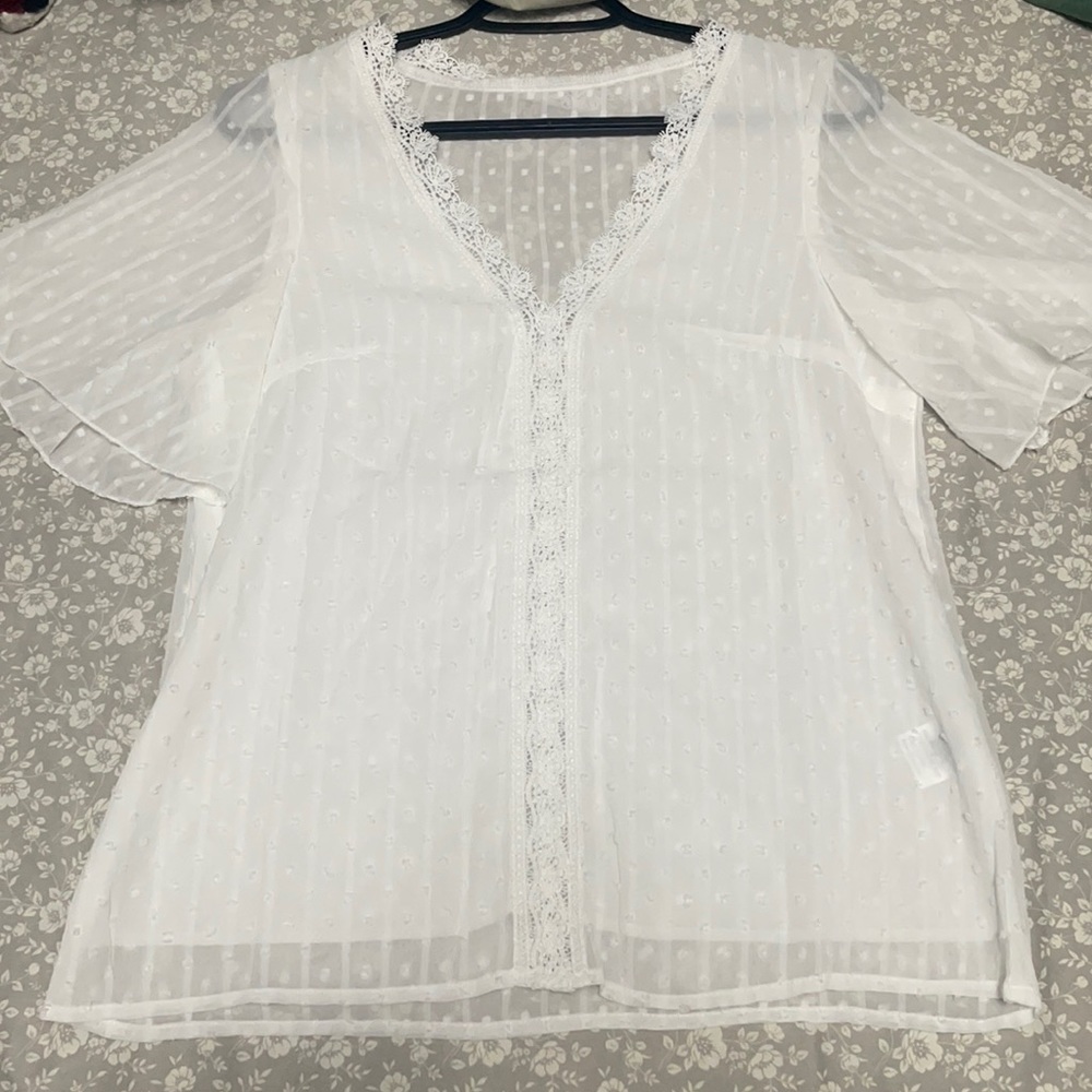 Flowy Sheer Blouse